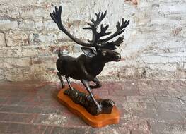 Stag with raised leg